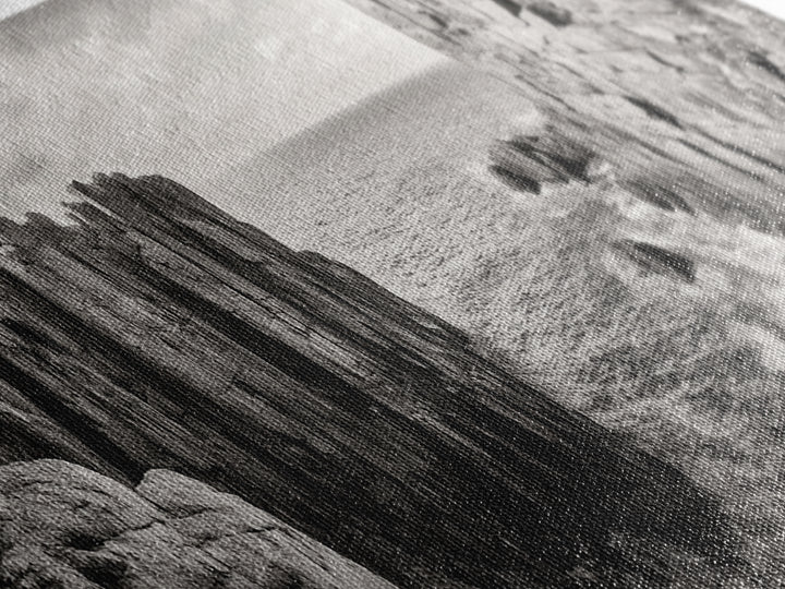 Coastal Cliffs, seascape painting, nautical wall art, Ireland painting, coastal landscape art, panoramic painting, framed canvas print