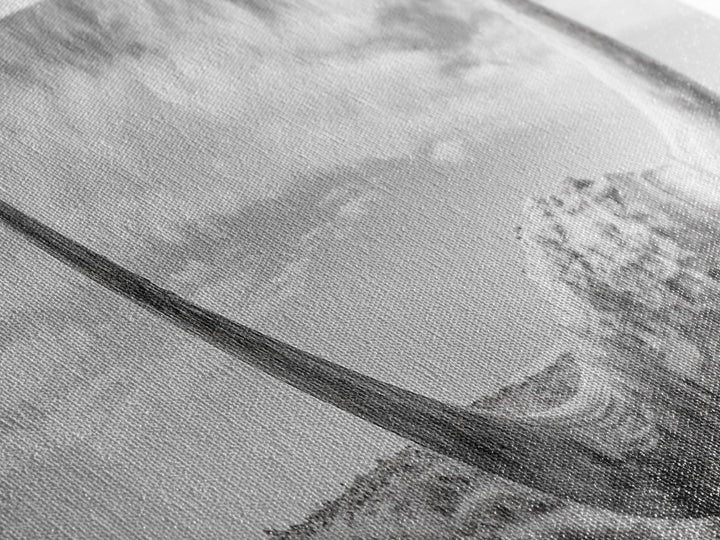 Bull Horns, bull and bear art, rustic art, dark romance painting, wabi sabi wall art, minimalist art, framed canvas print