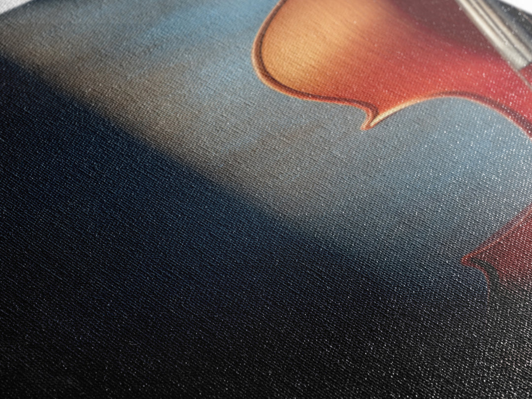 Cello Curve Closeup Canvas Print, Recording Studio Art, Neutral Decor, Studio Decor, Fine Art, Analog, Wall Art, Wall Decor, RSA-1x3-32