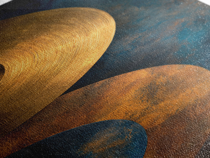 Vinyl Groove Closeup as Circular Abstract Canvas Print, Recording Studio Art, Downloadable Print, Studio Decor, Analog, RSA-1x3-50