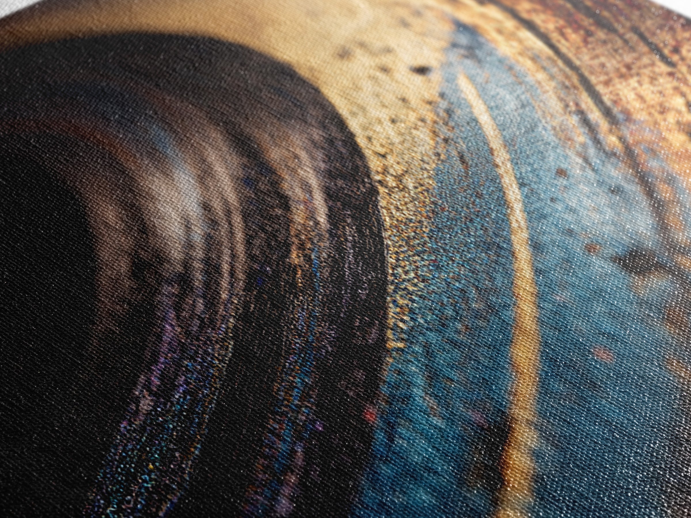 Vinyl Groove Closeup as Circular Abstract Canvas Print, Recording Studio Art, Room Decor, Studio Decor, Abstract Art, Analog, RSA-2x1-58