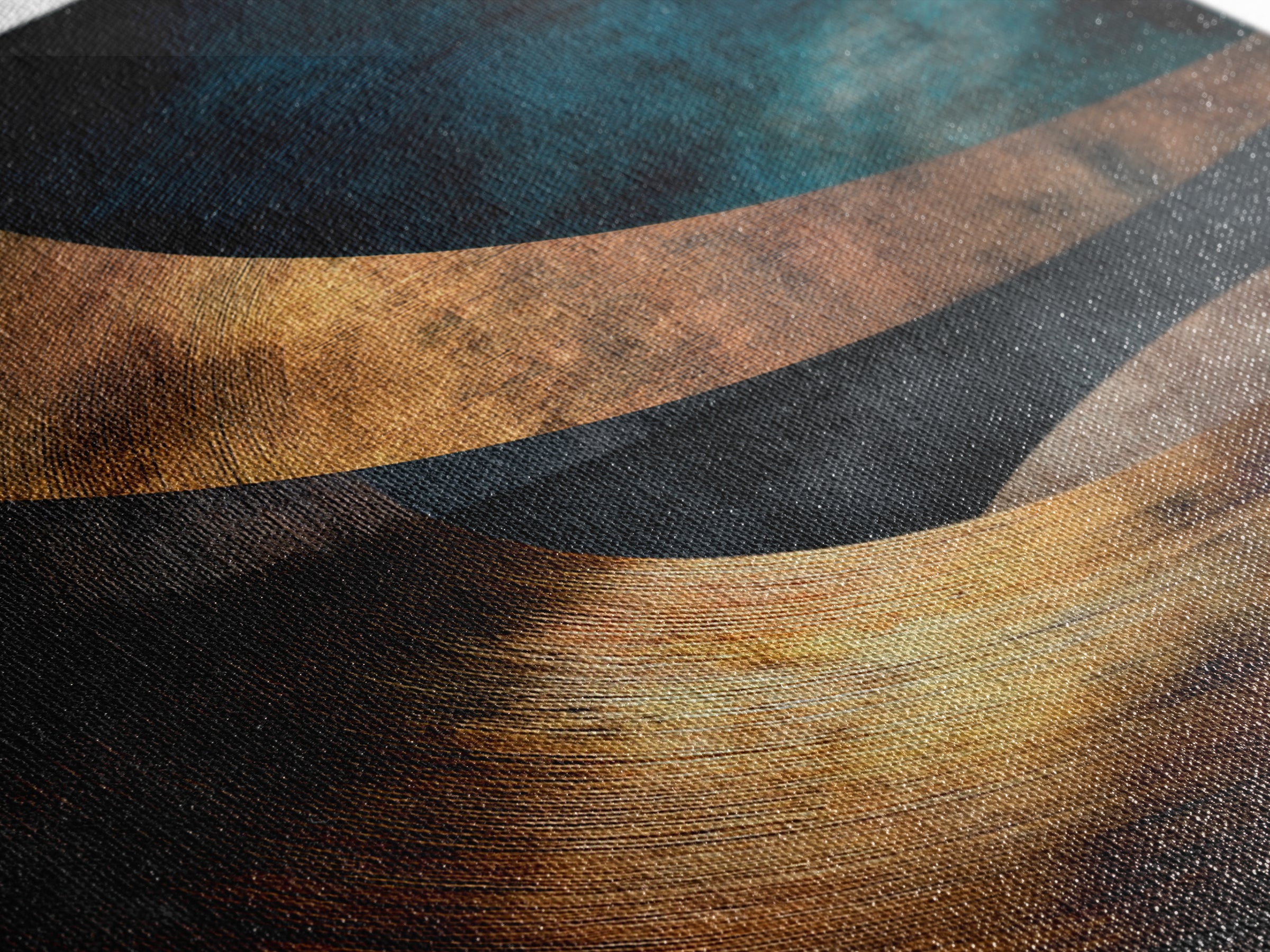 Vinyl Groove Closeup as Circular Abstract Canvas Print, Recording Studio Art, Printable Wall Art, Studio Decor, Analog, RSA-2x3-94
