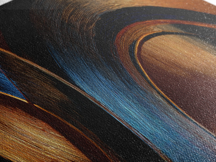Vinyl Groove Closeup as Circular Abstract Canvas Print, Recording Studio Art, Room Decor, Studio Decor, Abstract Art, Analog, RSA-3x1-30