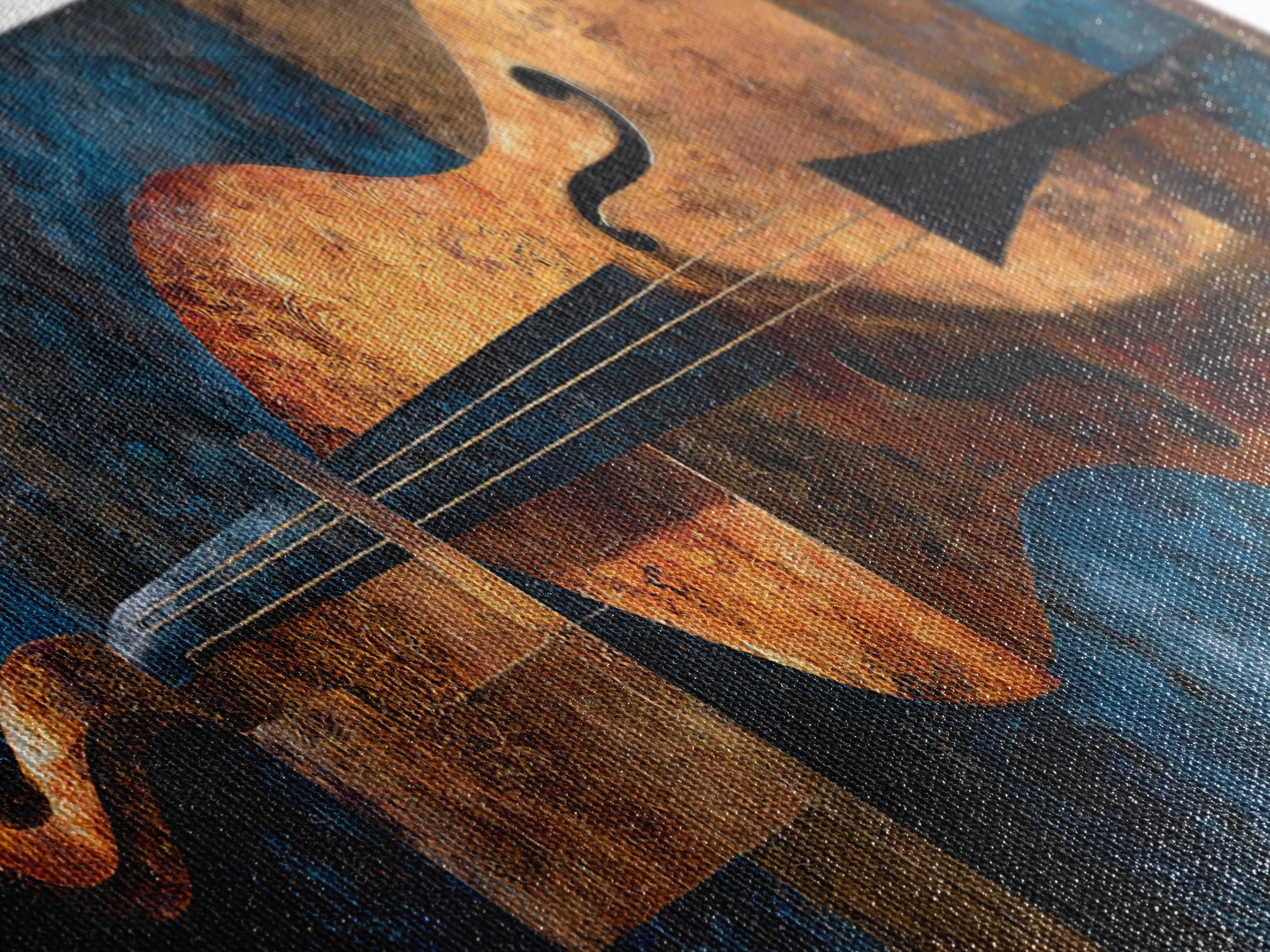 Cello Curve Closeup Framed Canvas Print, Recording Studio Art, Wall Decor, Studio Decor, Fine Art, Analog, Music Art, RSA-3x1-84