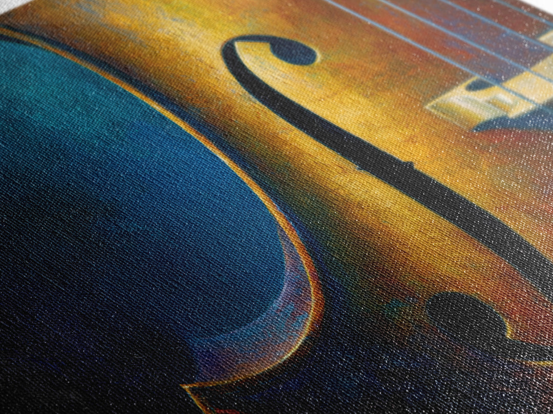 Cello Curve Closeup Framed Canvas Print, Recording Studio Art, Modern Wall Art, Studio Decor, Fine Art, Analog, Music Decor, RSA-3x2-24