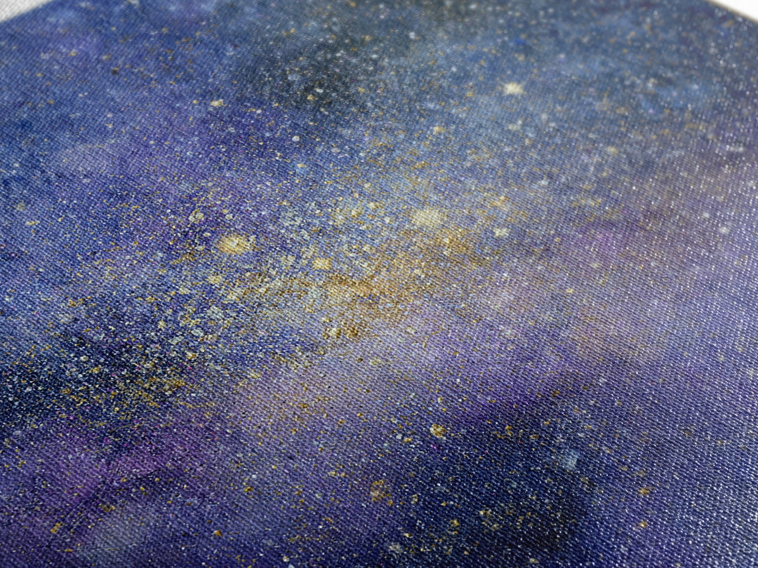 Distant Star Cluster Framed Canvas Print, Space Art, Digital Art, Spa Decor, Serenity, Modern Wall Art, Living Room Wall Art, SAR-1x1-44