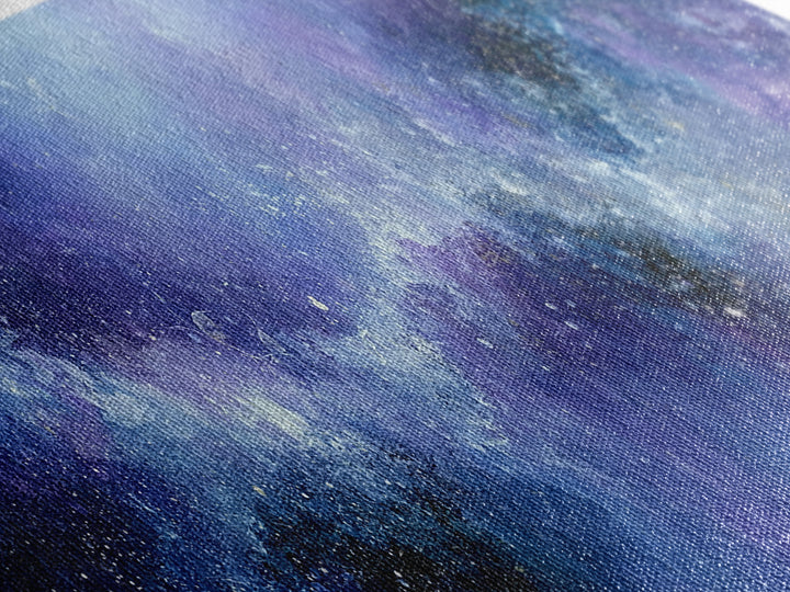 Distant Star Cluster Framed Canvas Print, Space Art, Posters, Spa Decor, Fine Art, Serenity, Abstract Art, Printable Art, SAR-3x1-84