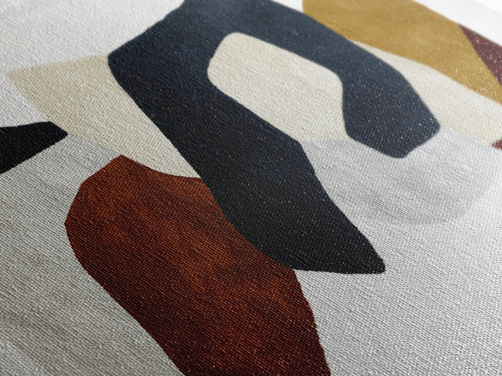Soft Wool Texture Abstract Canvas Print, Scandinavian Art, Wall Art Print, Living Room Decor, Abstract Art, Nordic, SCA-2x1-63