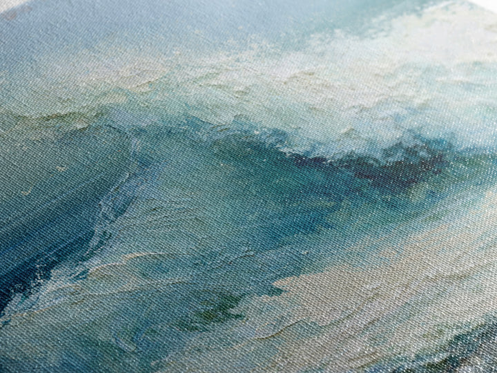 Wild Atlantic Wave Framed Canvas Print, Seascape Art, Gallery Decor, Coastal Decor, Fine Art, Seascape, Contemporary Art, SEA-1x1-65