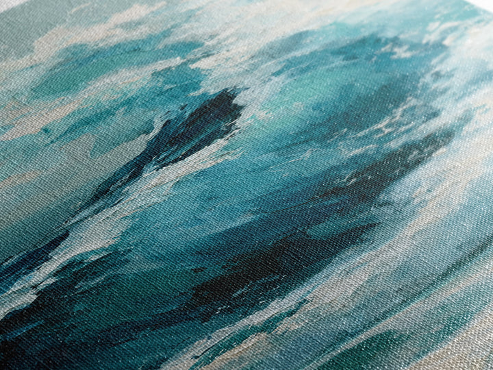 Wild Atlantic Wave Canvas Print, Seascape Art, Luxury Decor, Coastal Decor, Fine Art, Seascape, Oil Painting, Digital Wall Art, SEA-1x3-77