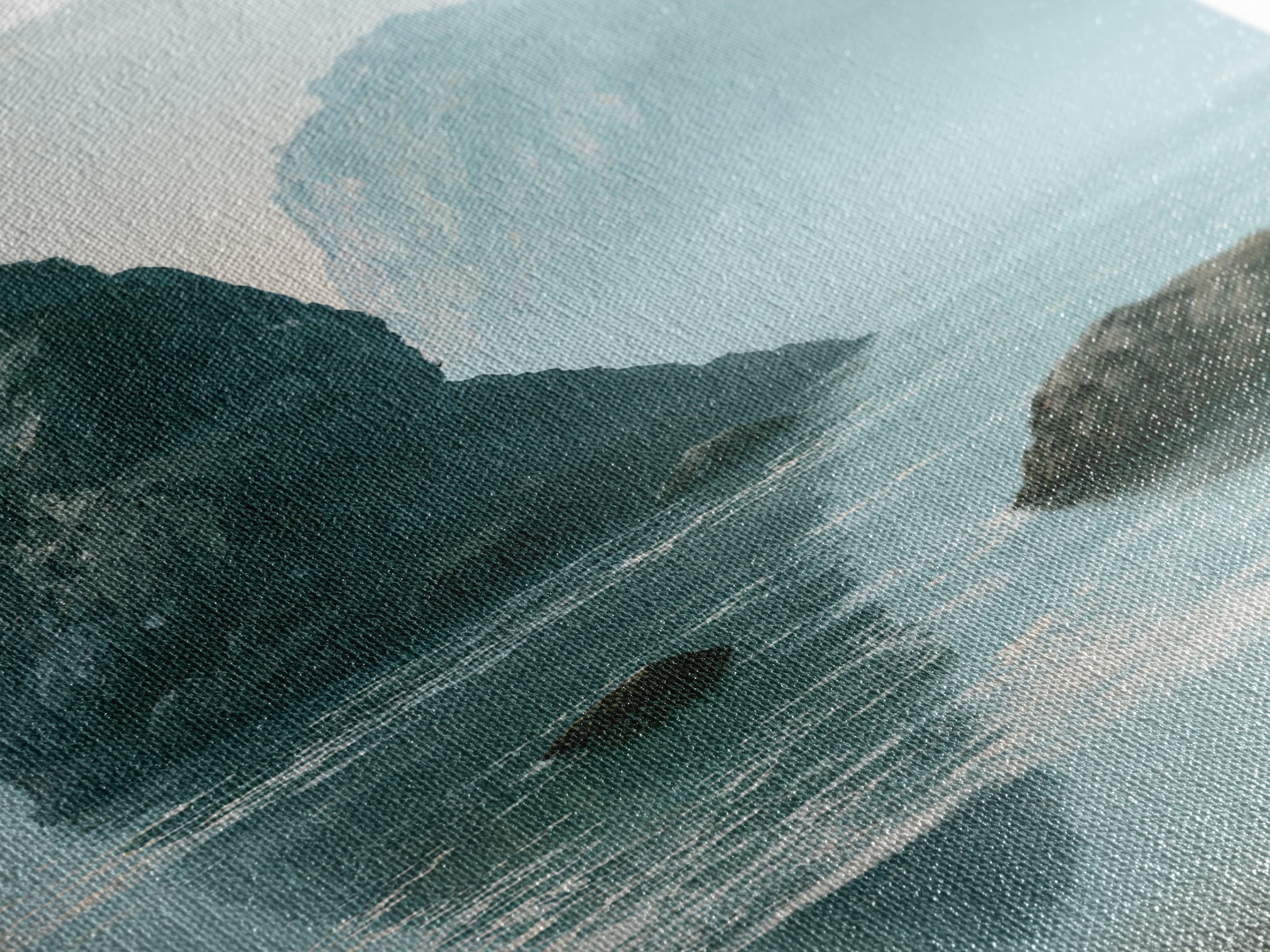 Sea Stack Rocks Framed Canvas Print, Seascape Art, Watercolor Art, Coastal Decor, Fine Art, Seascape, Textured Painting, SEA-2x3-3