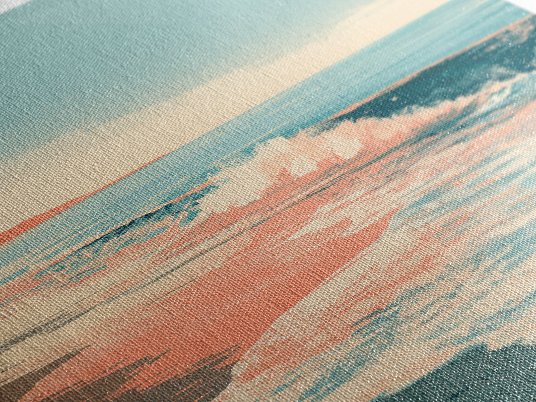 Calm Blue Horizon Framed Canvas Print, Seascape Art, Contemporary Art, Coastal Decor, Fine Art, Seascape, Canvas Wall Art, SEA-2x3-34