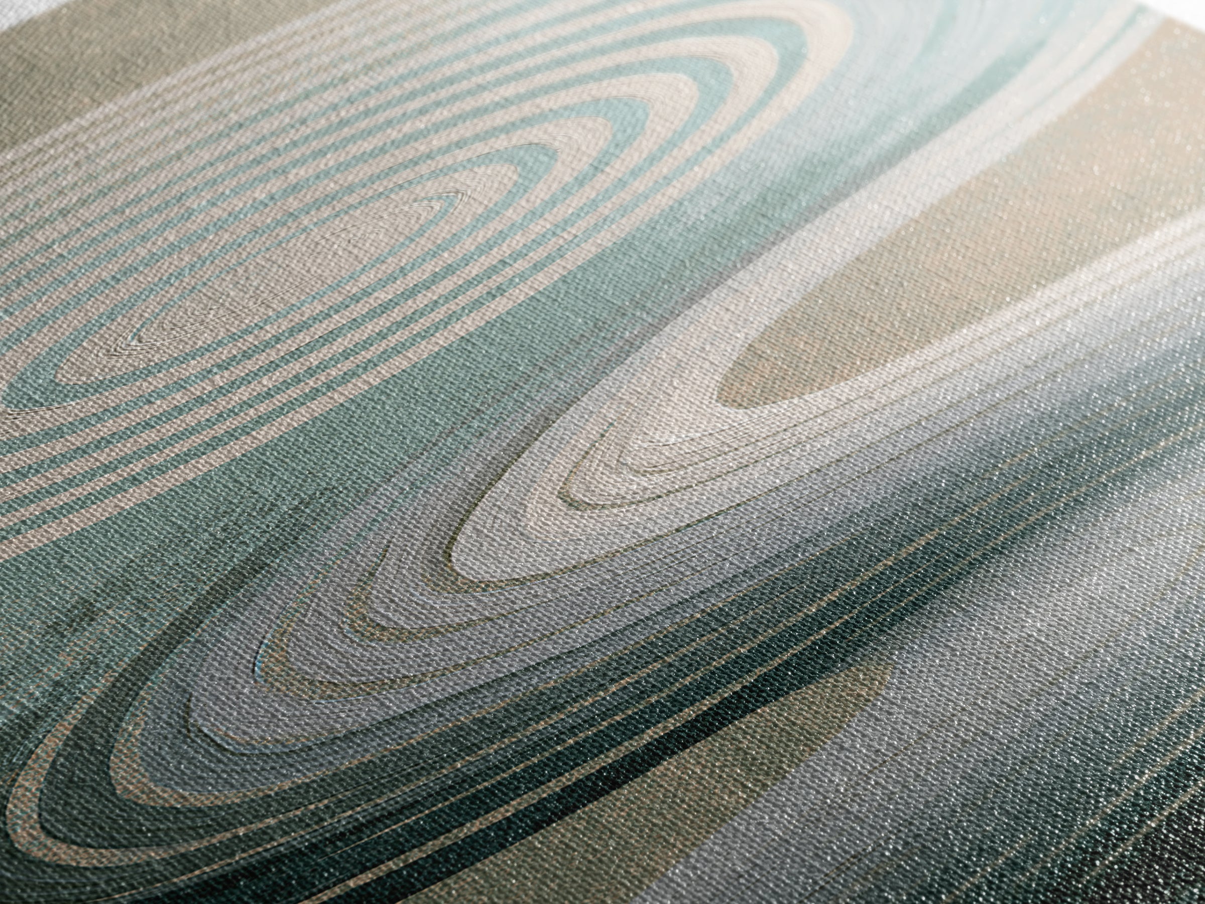 Sand Garden Lines Framed Canvas Print, Spa Art, Spa Decor, Oil Painting, Serenity, Minimalist Art, Feminine Wall Art, SPA-1x3-24