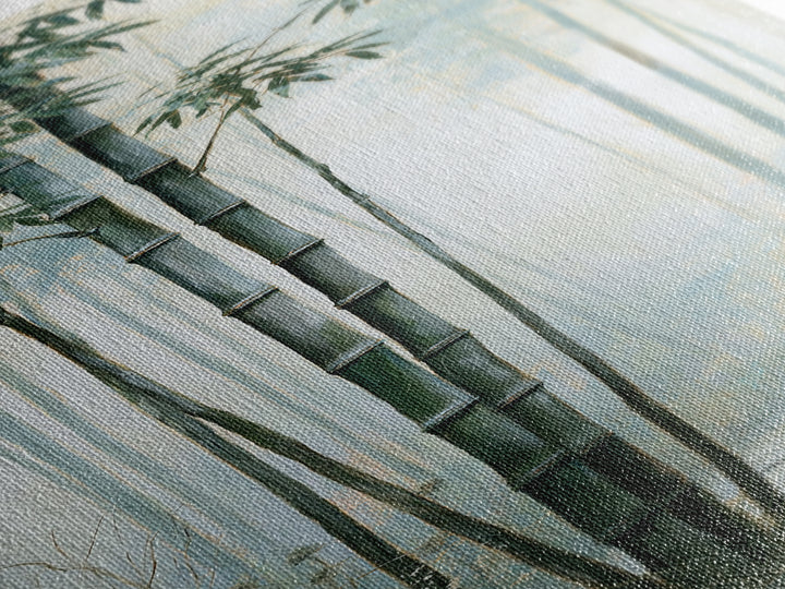 Misty Bamboo Forest Canvas Print, Spa Art, Printable Art, Spa Decor, Fine Art, Serenity, Fine Art Photography, Animal Art, SPA-1x3-65