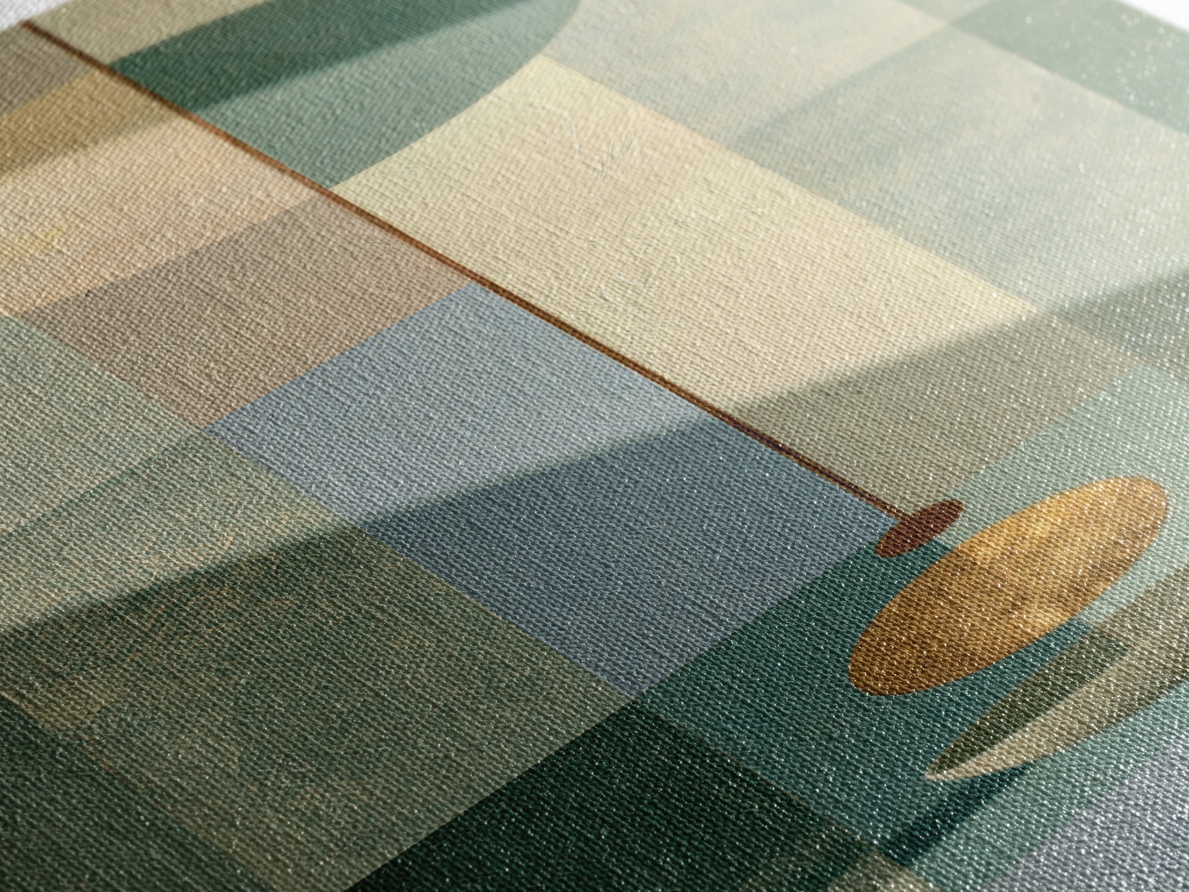 Sage and Ivory Geometric Calm Composition Canvas Print, Spa Art, Luxury Decor, Spa Decor, Abstract Art, Serenity, SPA-1x3-9