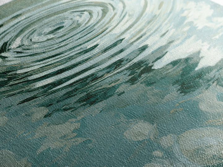 Abstract Water Ripples Canvas Print, Spa Art, Textured Painting, Spa Decor, Fine Art, Serenity, Travel Poster, Contemporary Art, SPA-2x1-2