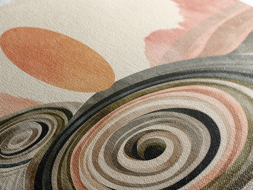 Sand Garden Lines Canvas Print, Spa Art, Wall Art, Spa Decor, Watercolor Art, Serenity, Dog Wall Art, Abstract Print, SPA-2x1-32