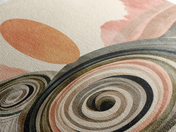 Sand Garden Lines Canvas Print, Spa Art, Wall Art, Spa Decor, Watercolor Art, Serenity, Dog Wall Art, Abstract Print, SPA-2x1-32