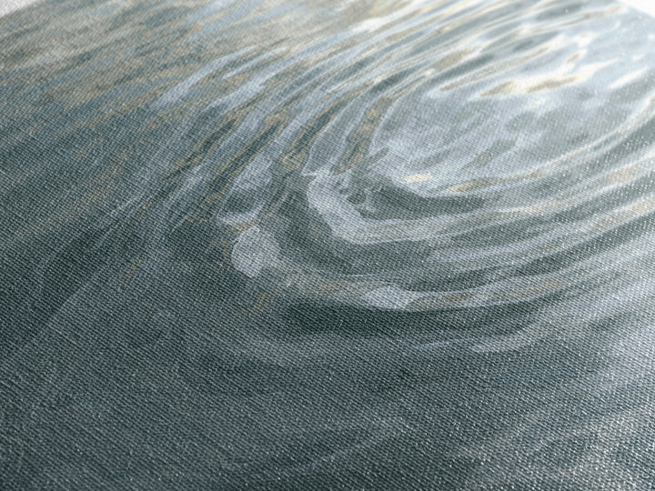 Abstract Water Ripples Framed Canvas Print, Spa Art, Wall Decor, Spa Decor, Serenity, Minimalist Art, Feminine Wall Art, SPA-2x1-50