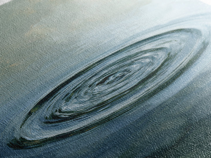 Abstract Water Ripples Framed Canvas Print, Spa Art, Wall Art Print, Spa Decor, Abstract Art, Serenity, Animal Art, SPA-2x3-38