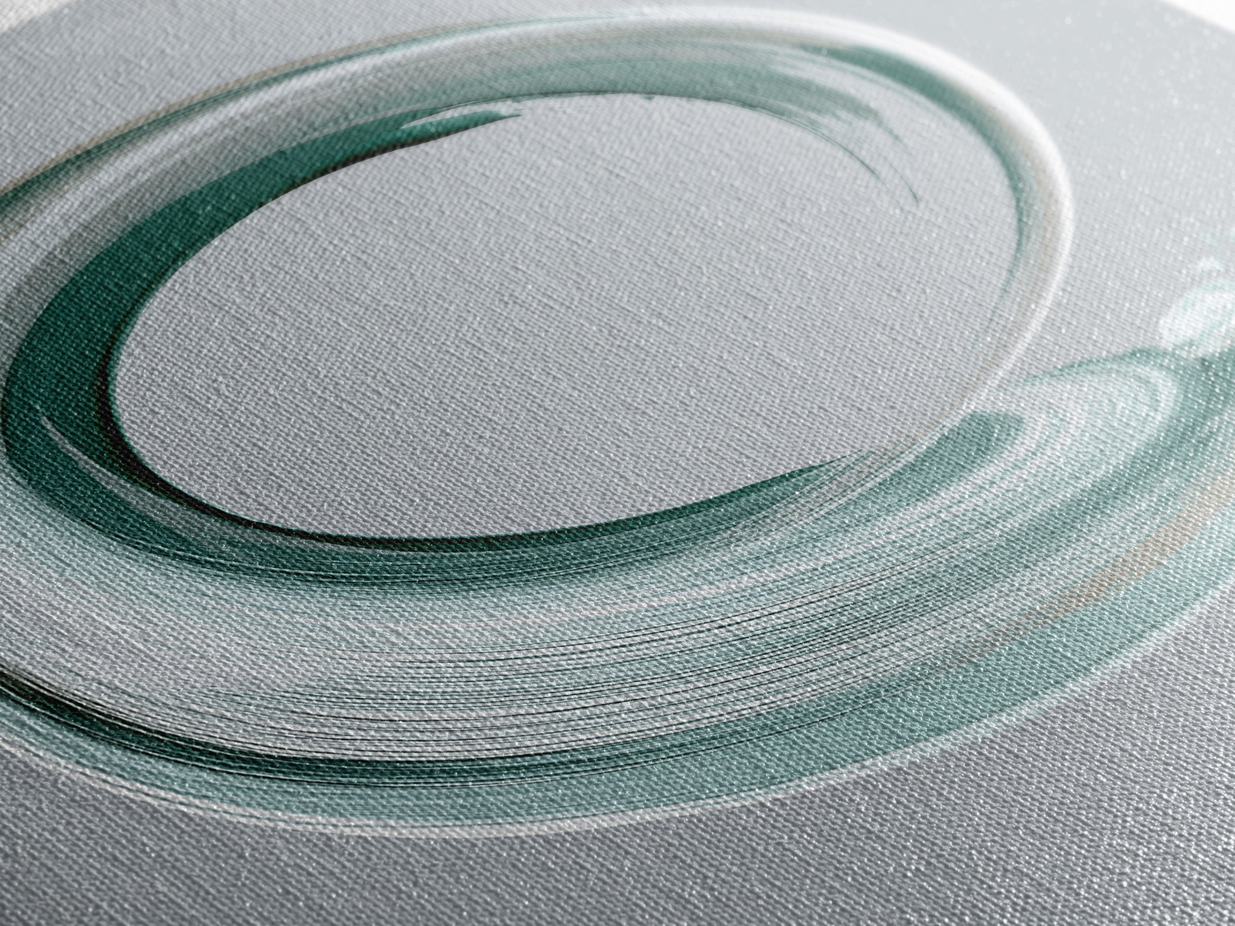 Minimal Zen Circle Brushstroke Canvas Print, Spa Art, Minimalist Decor, Spa Decor, Fine Art, Serenity, Contemporary Art, SPA-2x3-40