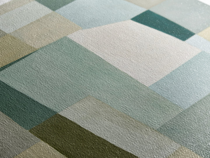 Sage and Ivory Geometric Calm Composition Canvas Print, Spa Art, Fashion Wall Art, Spa Decor, Abstract Art, Serenity, SPA-2x3-77