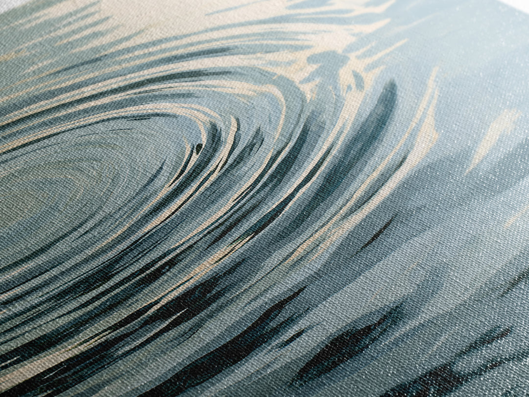 Abstract Water Ripples Framed Canvas Print, Spa Art, Fine Art Photography, Spa Decor, Fine Art, Serenity, Wildlife Wall Art, SPA-3x2-10
