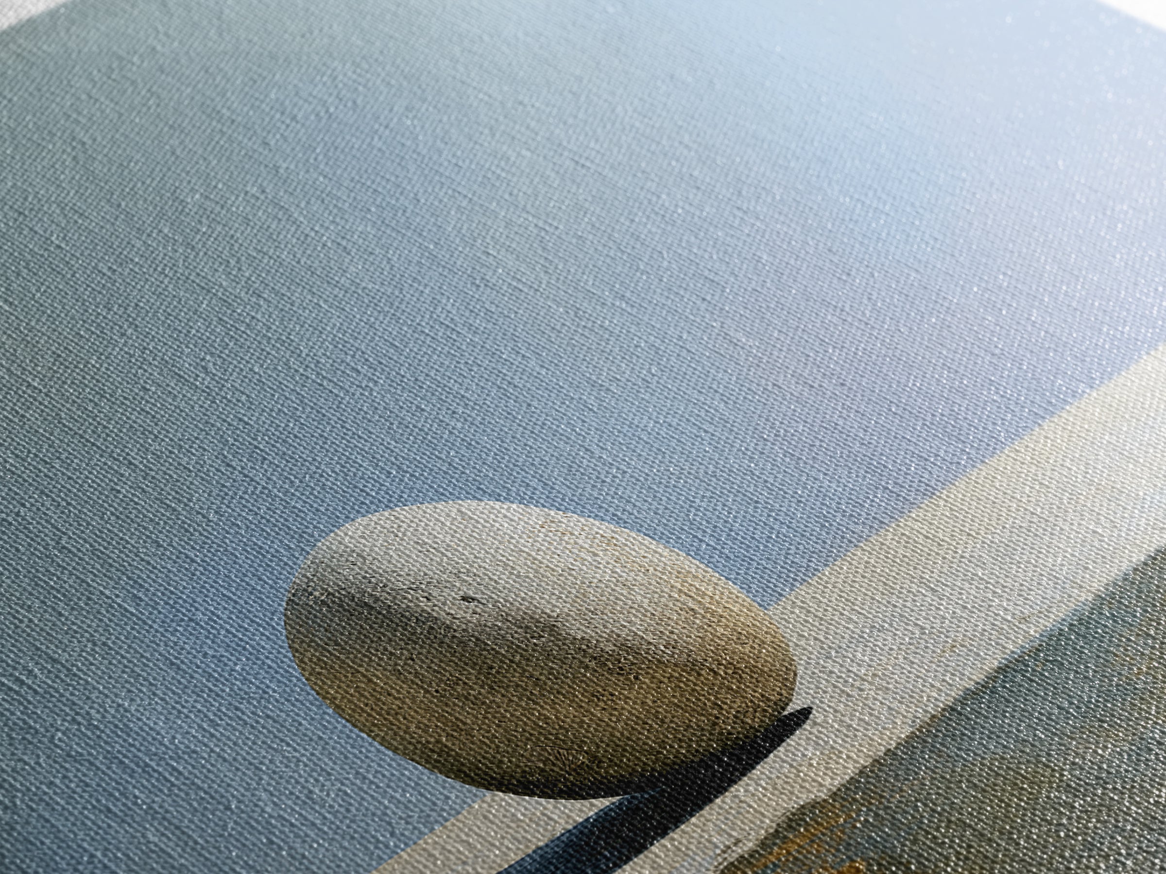 Pebble Texture Abstract Framed Canvas Print, Spa Art, Statement Artwork, Spa Decor, Abstract Art, Serenity, Printable Wall Art, SPA-3x2-19