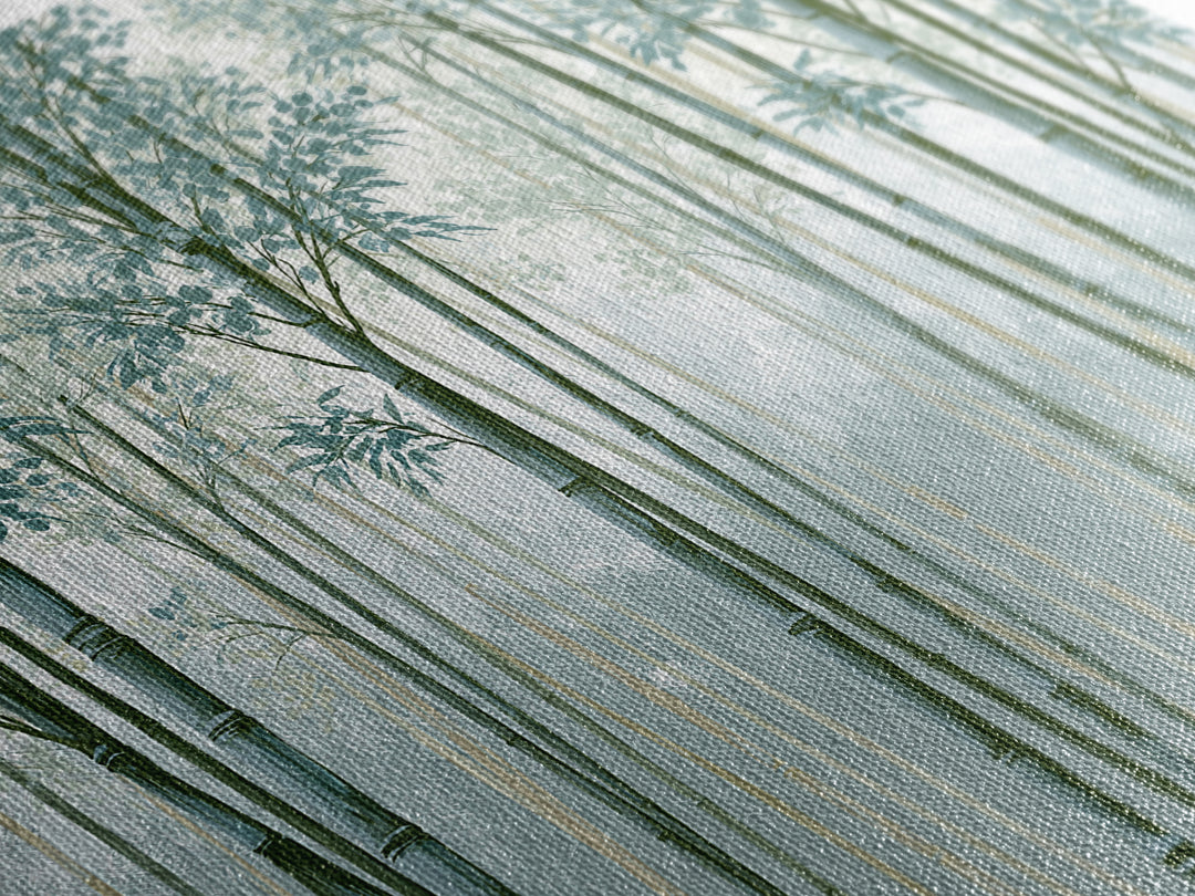 Misty Bamboo Forest Framed Canvas Print, Spa Art, Fine Art Print, Spa Decor, Fine Art, Serenity, Wall Decor, Printable Wall Art, SPA-3x2-81