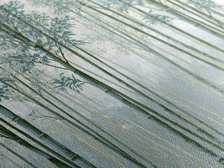 Misty Bamboo Forest Framed Canvas Print, Spa Art, Fine Art Print, Spa Decor, Fine Art, Serenity, Wall Decor, Printable Wall Art, SPA-3x2-81