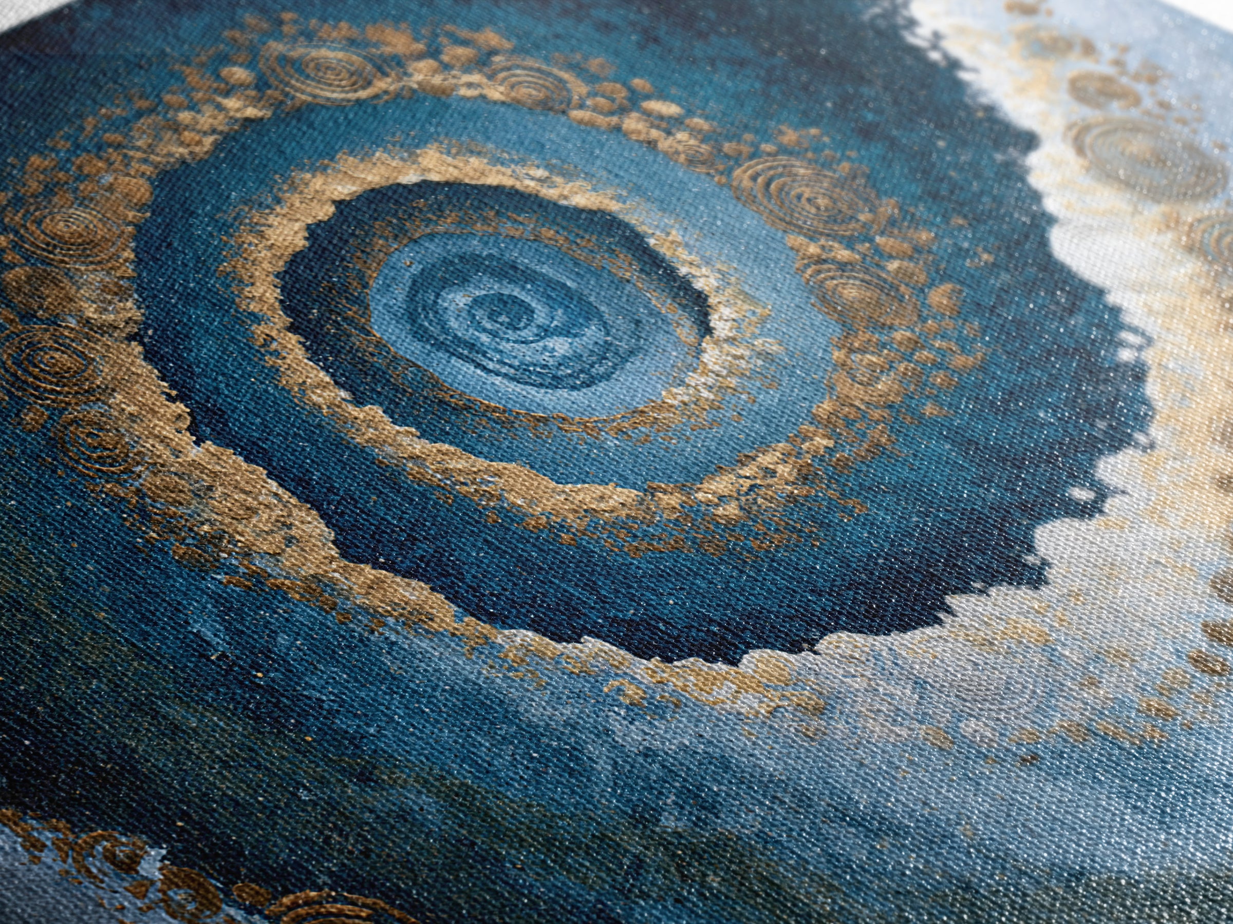 Spiral Galaxy as Soul Journey Metaphor Framed Canvas Print, Spiritual Art, Funky Wall Art, Living Room Decor, Fine Art, Spirit, SPI-3x2-2