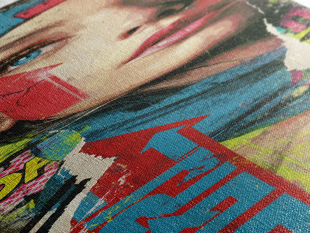 Wildstyle Arrows and Abstract Letter Forms Without Canvas Print, Street Art, Poster, Living Room Decor, Fine Art, Urban, STR-1x3-77