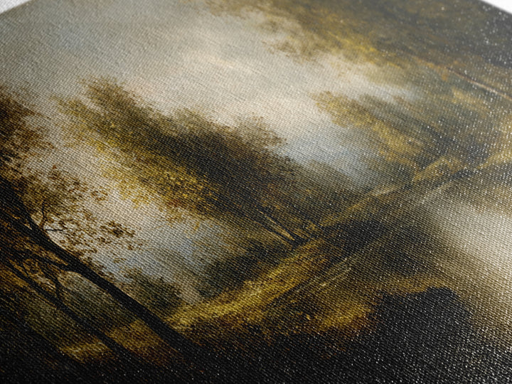 Classic Oil Painted Landscape Canvas Print, Traditional Art, Japanese Art, Living Room Decor, Fine Art, Classic, Gallery Decor, TRA-2x1-93