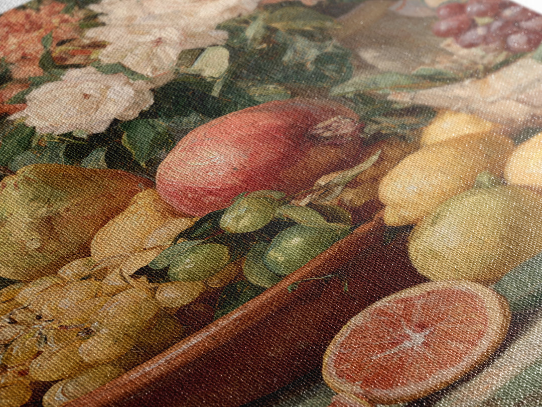 Tropical Fruit Market Arrangement Canvas Print, Tropical Art, Art Print, Living Room Decor, Fine Art, Tropic, Abstract Painting, TRO-2x3-23