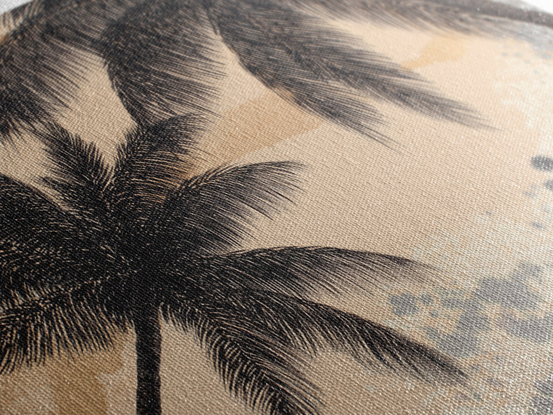 Palm Tree Silhouettes Canvas Print, Tropical Art, Room Decor, Living Room Decor, Fine Art, Tropic, Printable, TRO-3x2-56