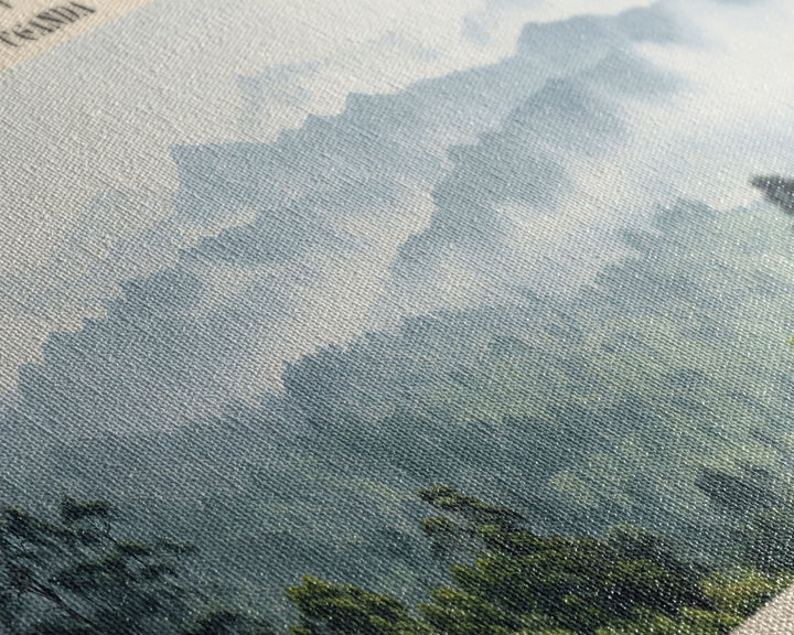 Bwindi Impenetrable Forest Wall Art Travel Poster Print, Gift For Travel Lover, Vacation Gift, COUNTRY Wall Art, Home Decor, Original Art