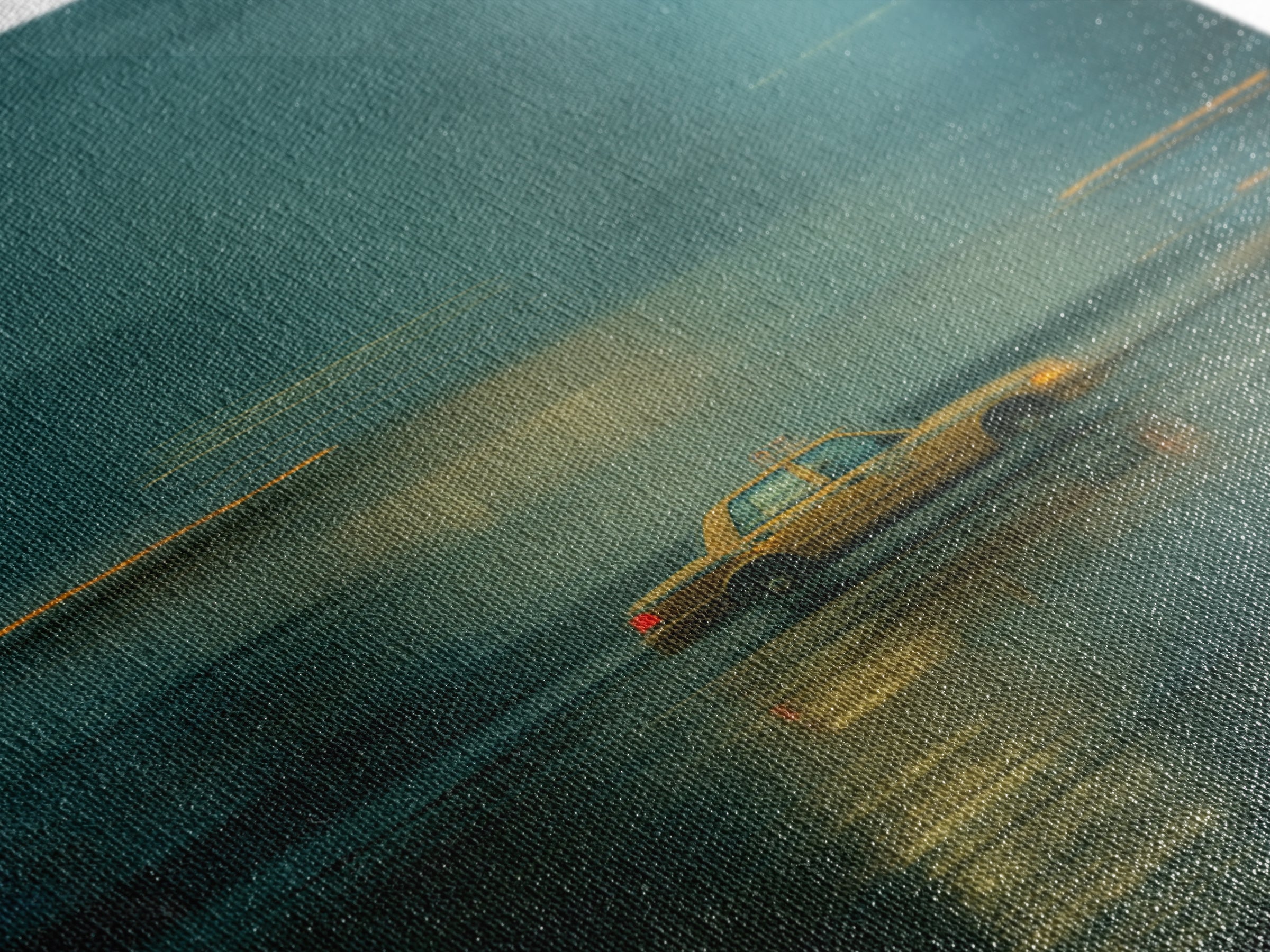 Taxi Cab Motion Blur Canvas Print, Urban Art, Wall Art, Living Room Decor, Fine Art, Urban, Digital Print, Printable Art, URB-1x1-99