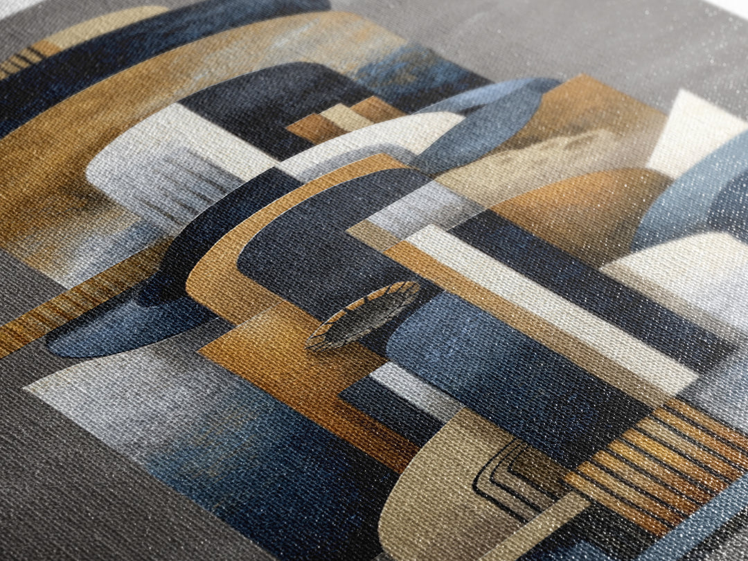 Old Theater Marquee Shapes Without Text Canvas Print, Urban Art, Textured Wall Art, Living Room Decor, Fine Art, Urban, URB-1x3-33