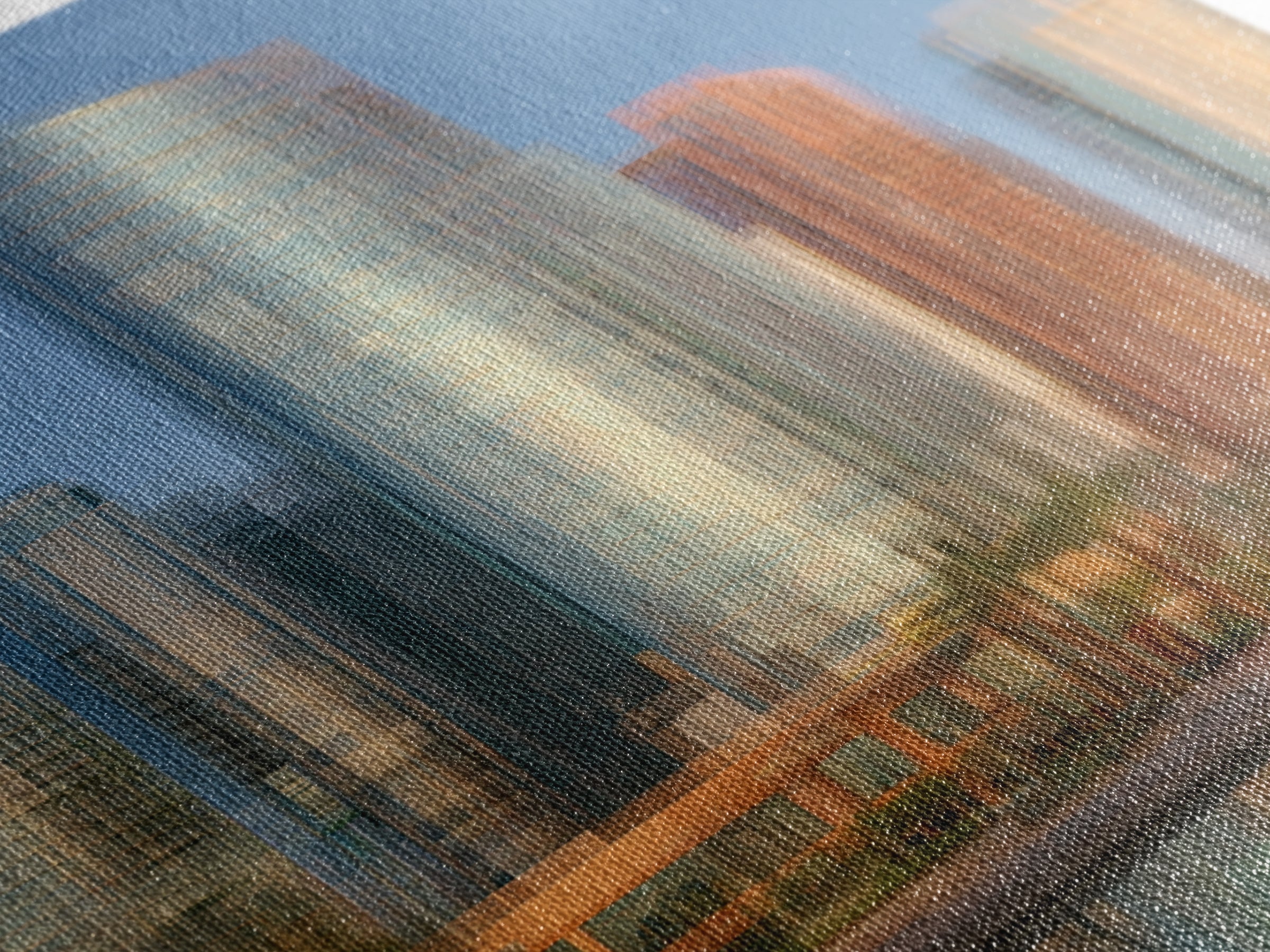 Modern Skyscraper Glass Reflections Canvas Print, Urban Art, Poster, Living Room Decor, Fine Art, Urban, Modern Wall Art, URB-2x3-70