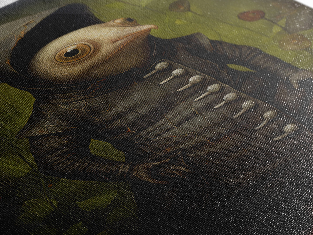Snail Botanist, Victorian Animal Portrait, Halloween Art, Gothic Whimsy Decor, Anthropomorphic Costume Art