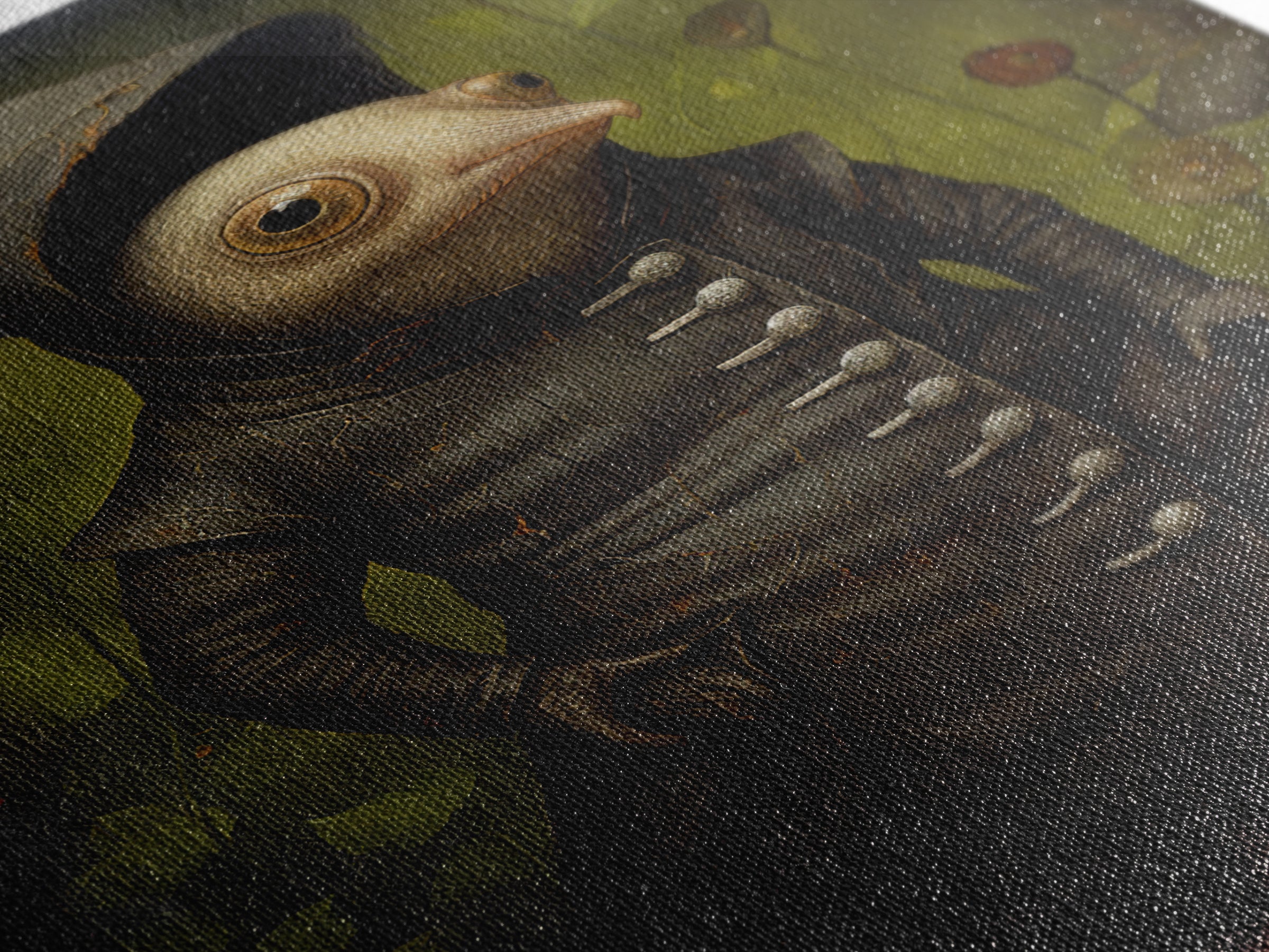 Snail Botanist, Victorian Animal Portrait, Halloween Art, Gothic Whimsy Decor, Anthropomorphic Costume Art