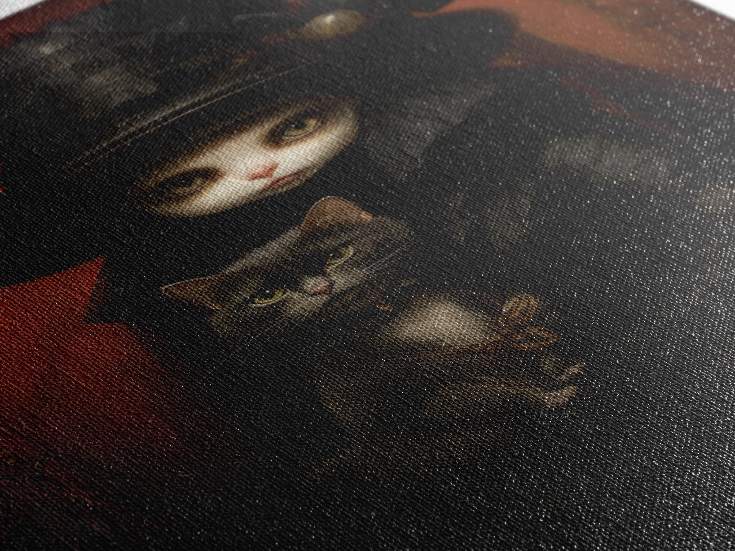 Mink Heiress, Victorian Animal Portrait, Halloween Art, Gothic Whimsy Decor, Anthropomorphic Costume Art