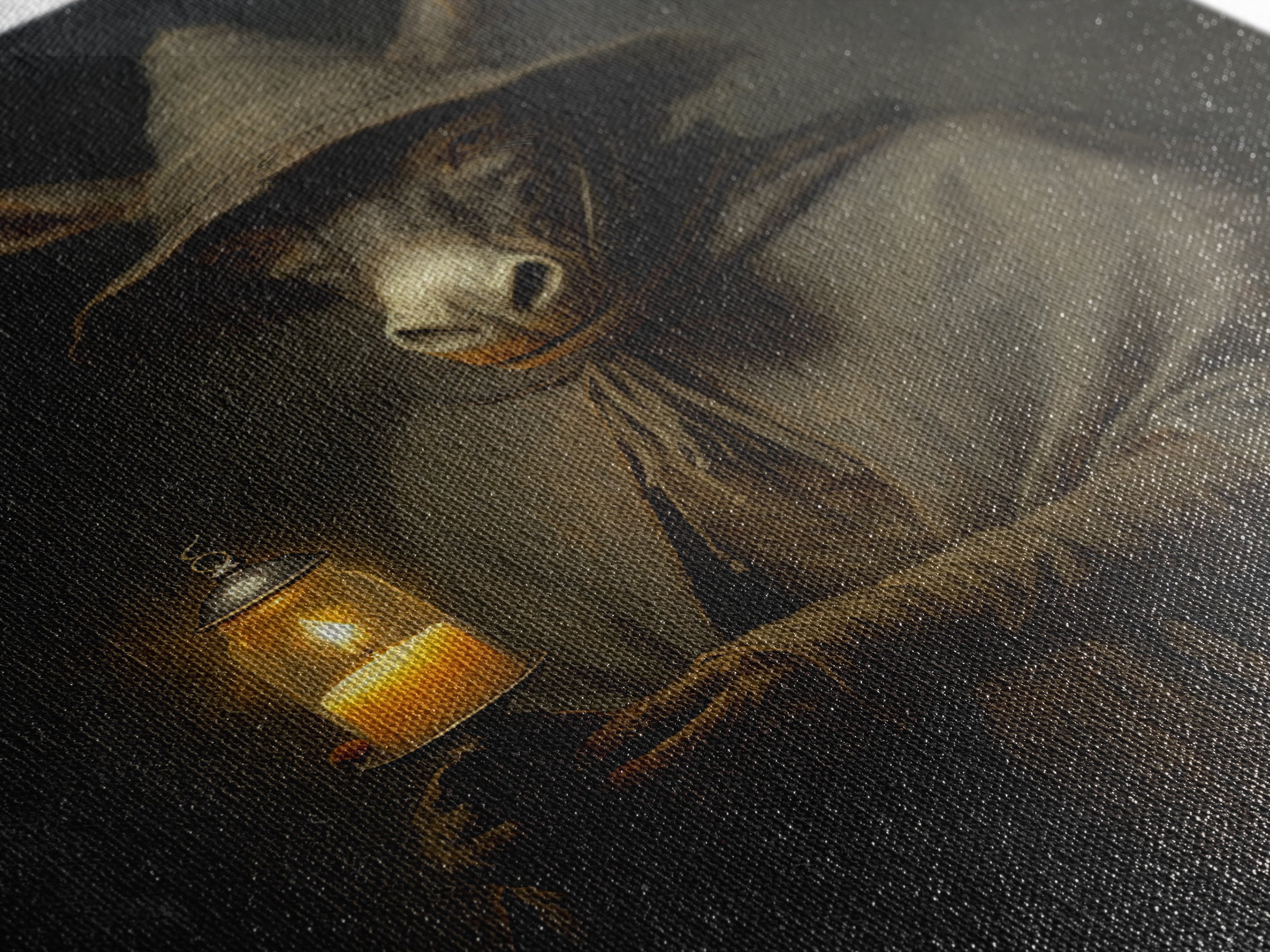 Donkey Coachman, Victorian Animal Portrait, Halloween Art, Gothic Whimsy Decor, Anthropomorphic Costume Art