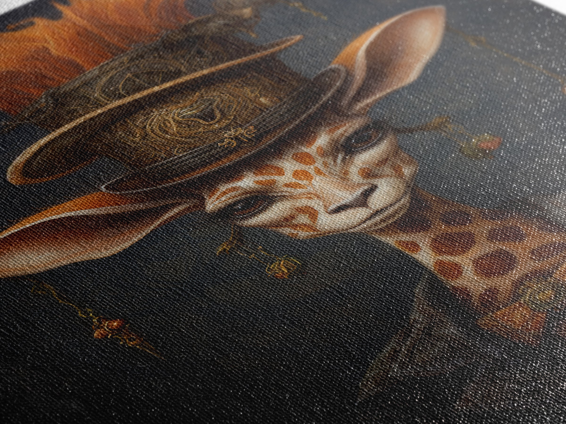 Giraffe Duchess, Victorian Animal Portrait, Halloween Art, Gothic Whimsy Decor, Anthropomorphic Costume Art