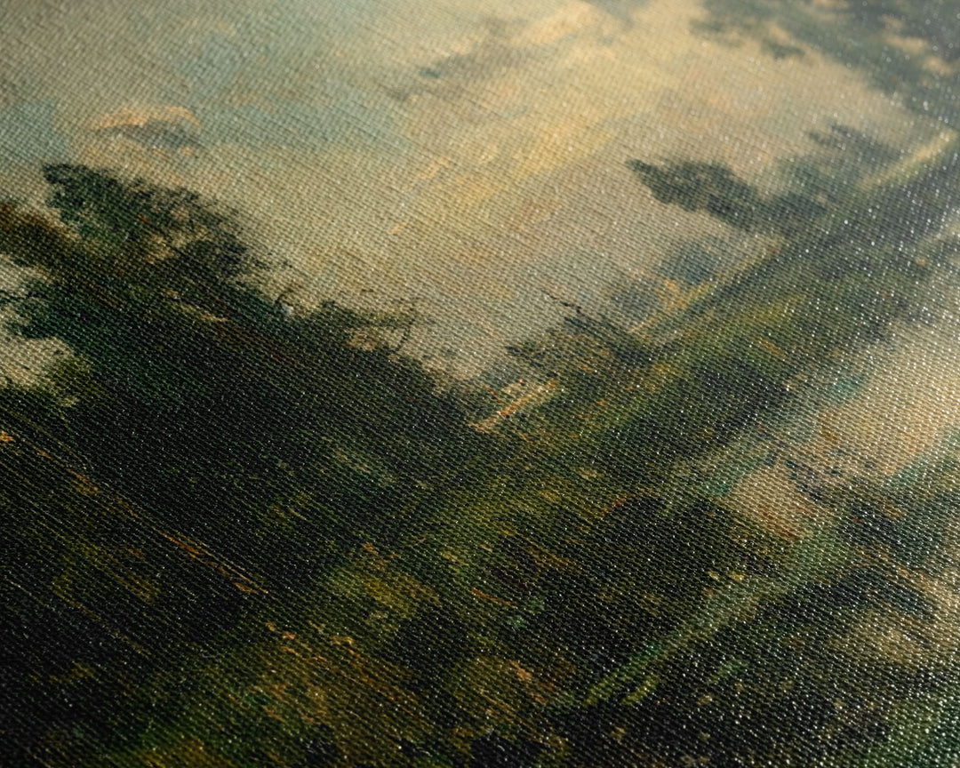 Slightly Scorched Landscape Painting Print | Framed Wall Art Or Metal Print | Home Decor | 40x60 Art | Huge Art | Living Room Decor