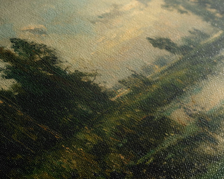 Slightly Scorched Landscape Painting Print | Framed Wall Art Or Metal Print | Home Decor | 40x60 Art | Huge Art | Living Room Decor