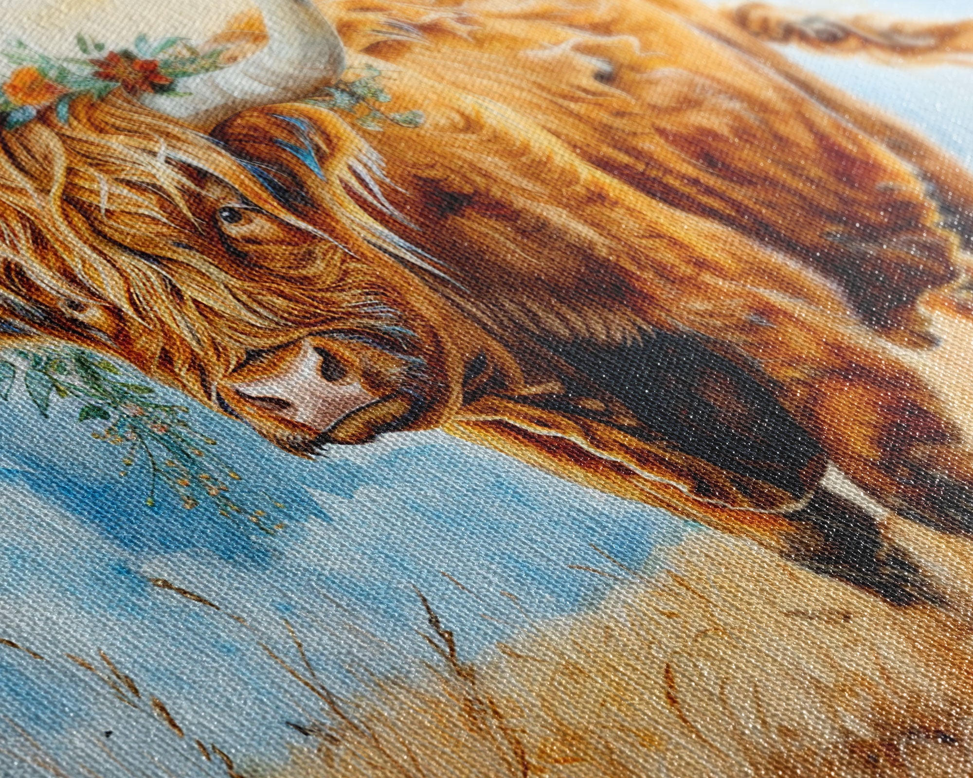 Cow Wall Art, Cow Print, Cow Wallhanging, Farmhouse Decor, Country Western Decor, Cow Lover Gift, Cottage Core Framed Art, Cute Cow