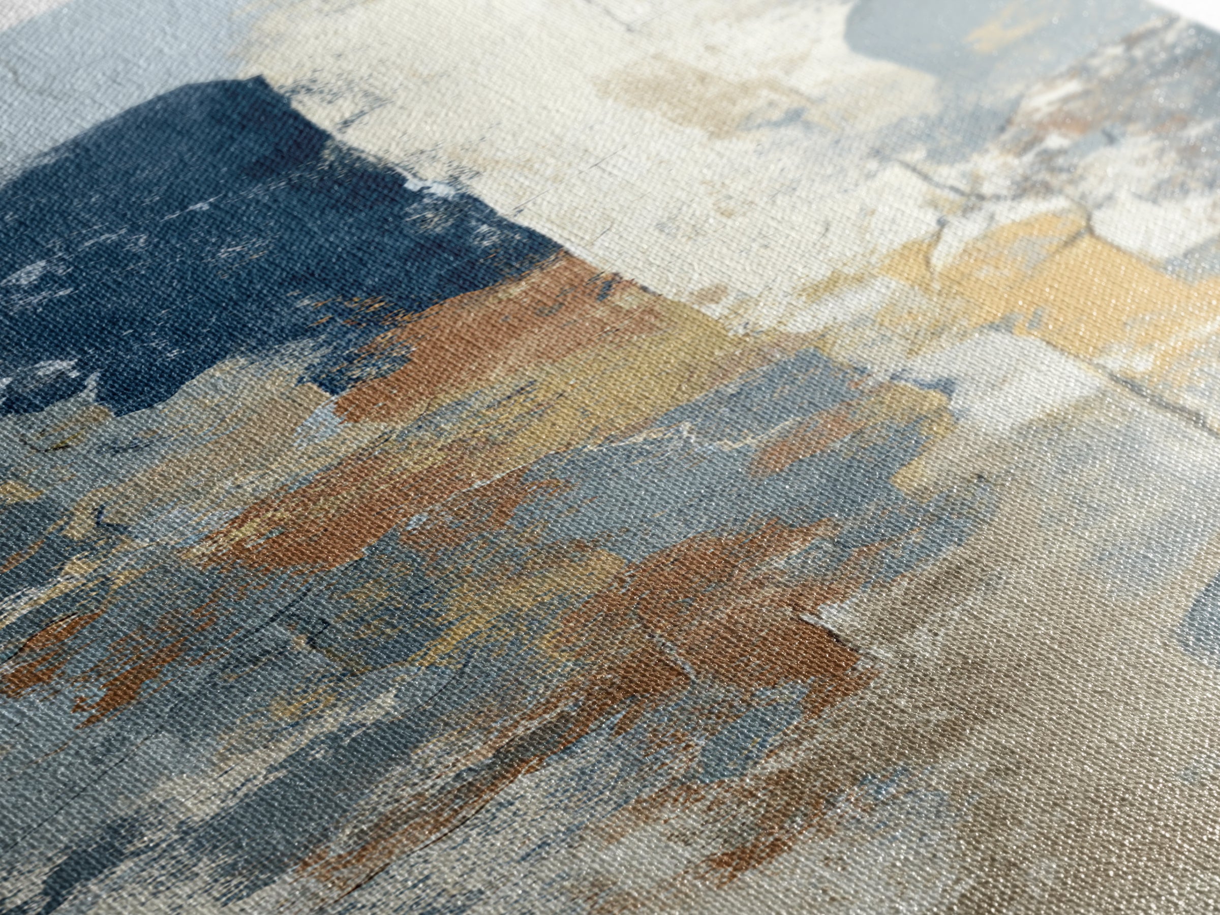 Luxury Neutral Plaster Texture Abstract Canvas Print, Wall Art, Wood Wall Art, Living Room Decor, Fine Art, Textured Painting, WAL-1x3-51