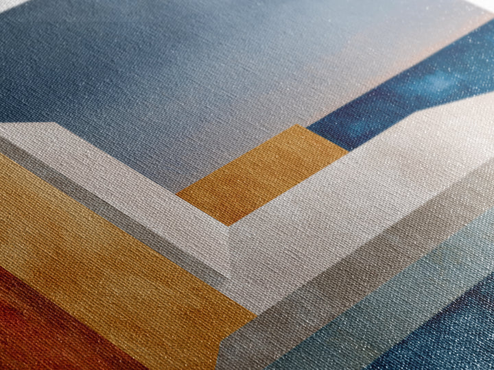 Modern Geometric Composition for Living Spaces Canvas Print, Wall Art, Wall Decor, Living Room Decor, Abstract Art, WAL-2x1-48