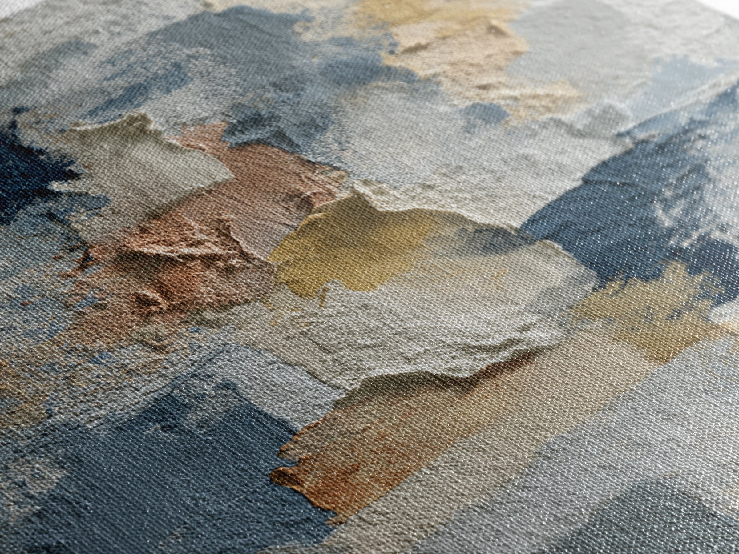 Luxury Neutral Plaster Texture Abstract Canvas Print, Wall Art, Living Room Decor, Abstract Art, Minimalist Decor, WAL-2x3-95